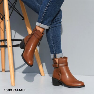 Boots For Woman 31233 (Αντιγραφή) - 36, Κάμελ