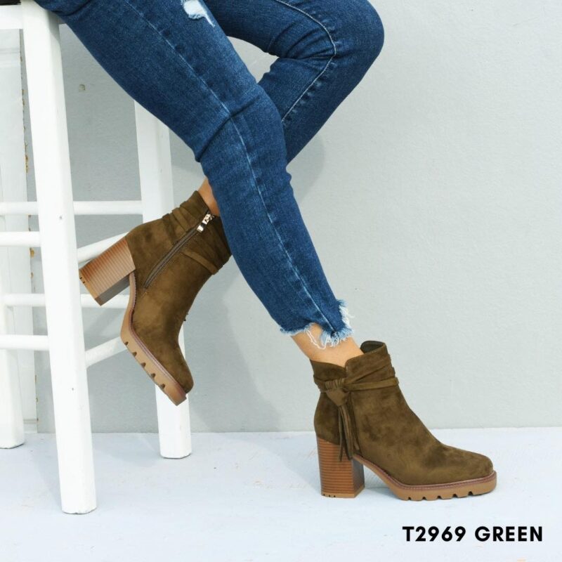 Boots For Woman 2969 - 36, Πράσινο