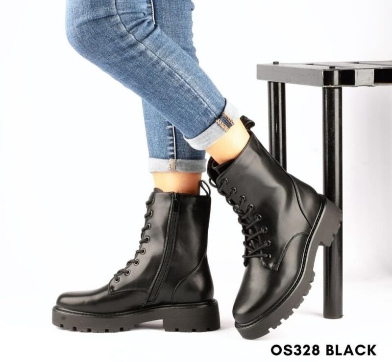 army boots for woman OS368 - 36, Μπεζ