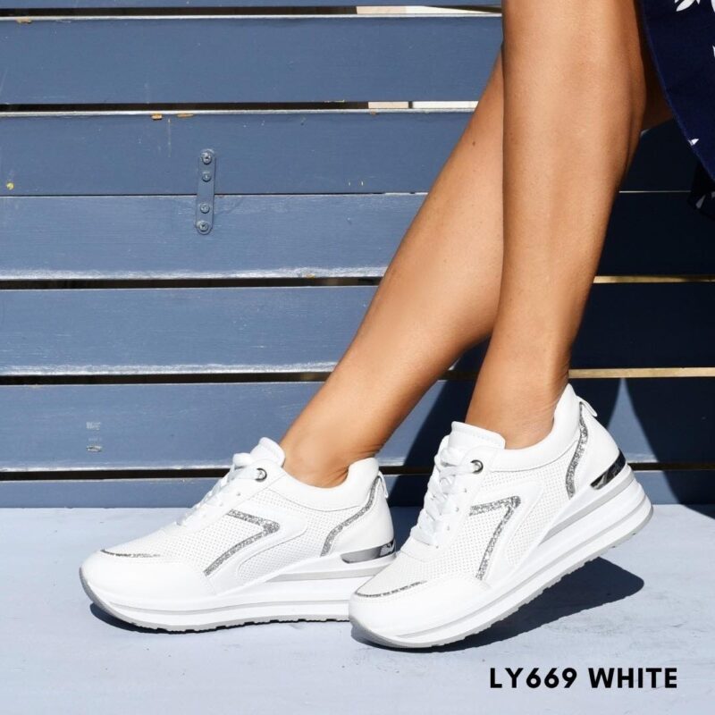 Sneakers for woman LY669 - 36, Μπεζ