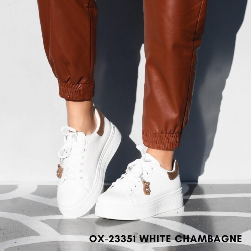 Sneakers for woman OX23351 - 36, chambagne