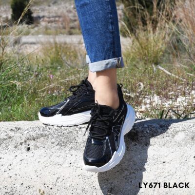 Sneakers for woman 671 - 36, Ασημί