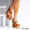 Sandals - derma1601 - 36, Κάμελ