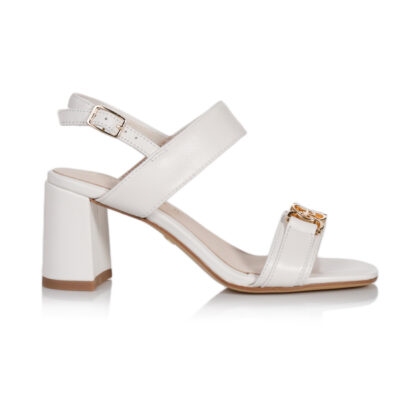 Tamaris women leather heels 1-28333-42 - 41, Άσπρο