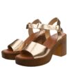 Leather platform heels 1215