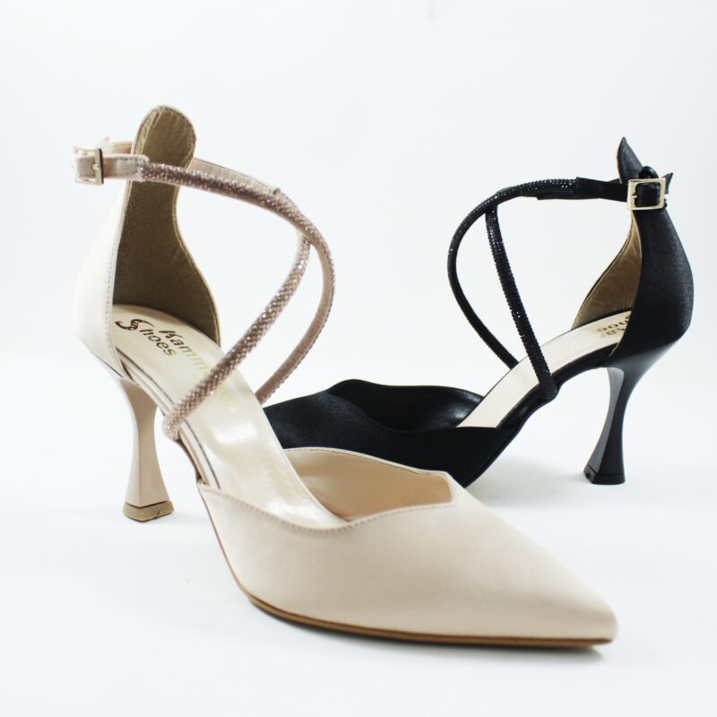 Women pumps mules kammenos shoes 717 - Μαύρο, 36