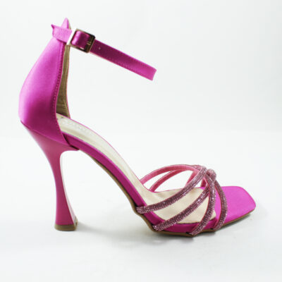 Ηigh satin heels kammenos shoes 6510