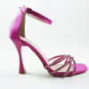 Ηigh satin heels kammenos shoes 6510