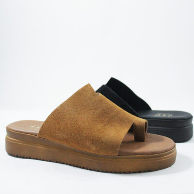 Leather flatforms 1430 - 36, Ταμπά