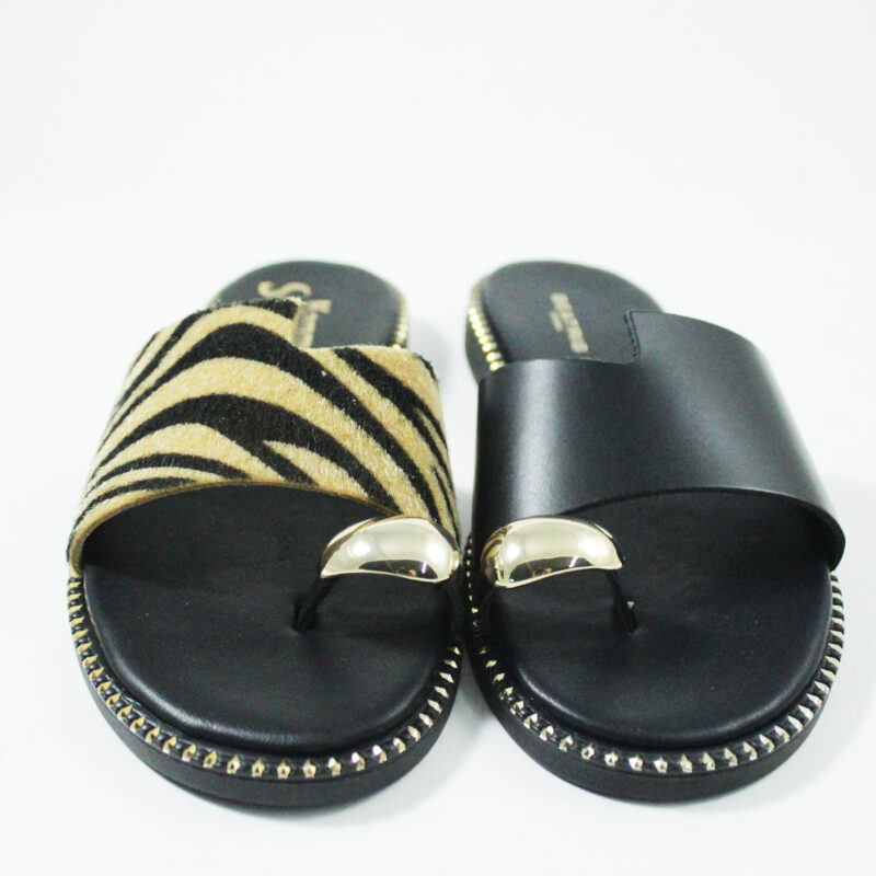 Women Leather Flat Sandals 300