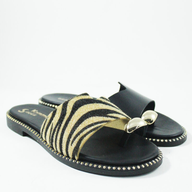 Women Leather Flat Sandals 300