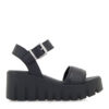 TAMARIS PLATFORMS 1-28712-42 BLACK LEATHER