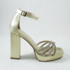 Ηigh platform heels 4080 gold