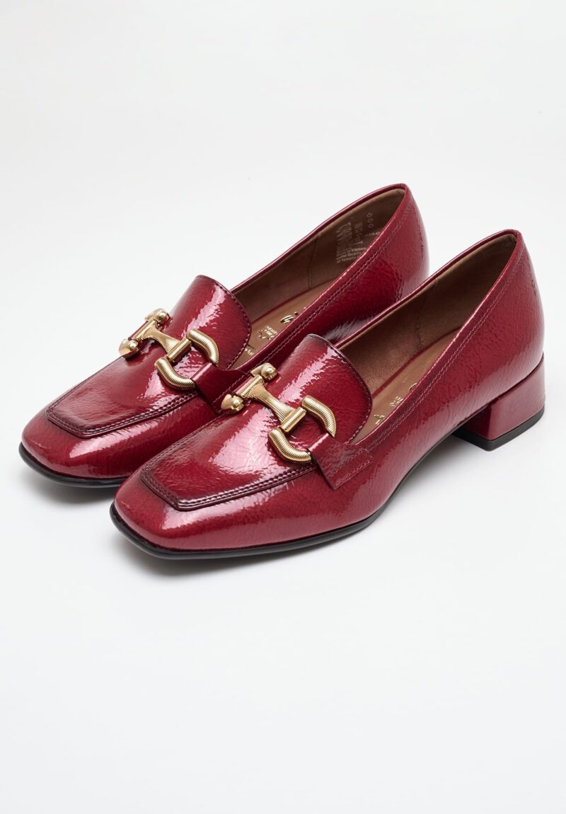 Tamaris leather Moccasins/loafers 24316 - 36, Κόκκινο