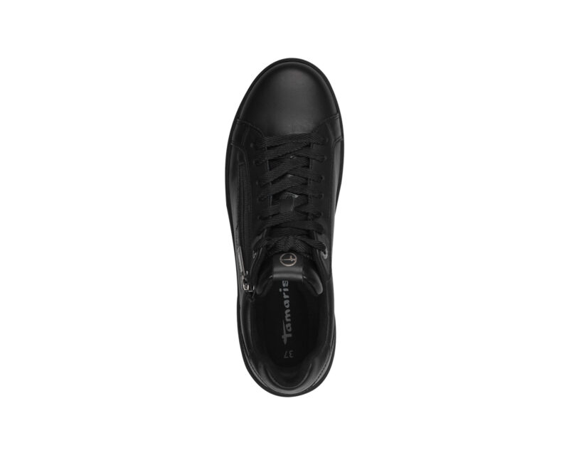 Tamaris Black anatomic leather sneakers 1-23709-43