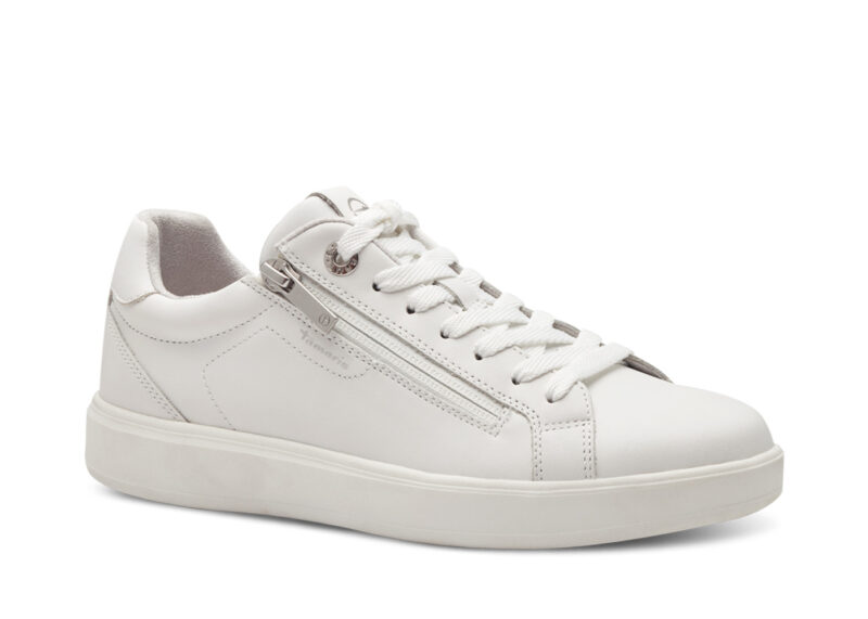 Tamaris white anatomic leather sneakers 1-23709