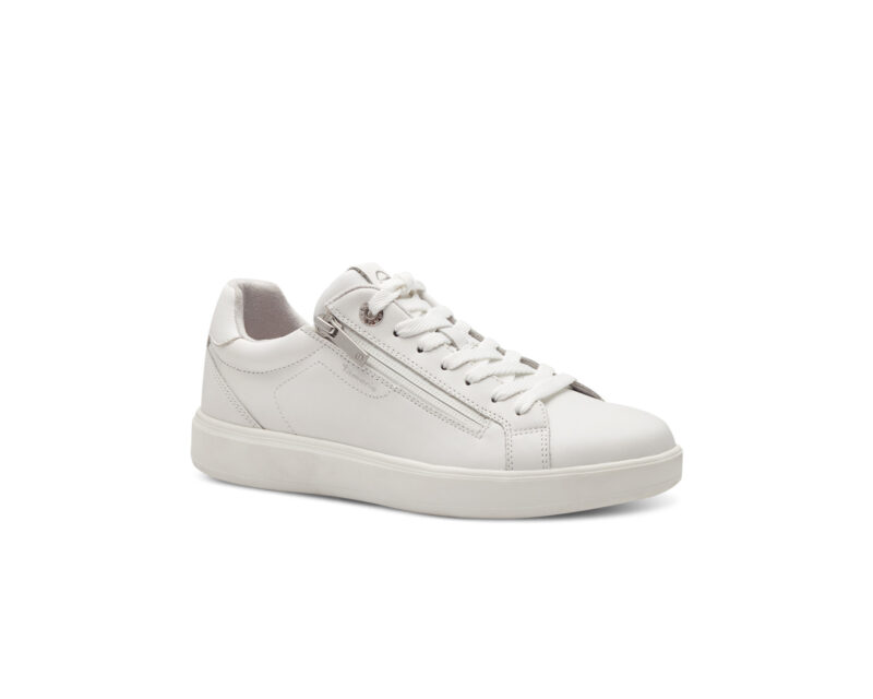 Tamaris white anatomic leather sneakers 1-23709