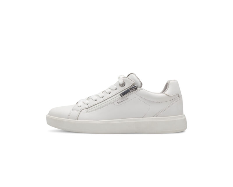 Tamaris white anatomic leather sneakers 1-23709