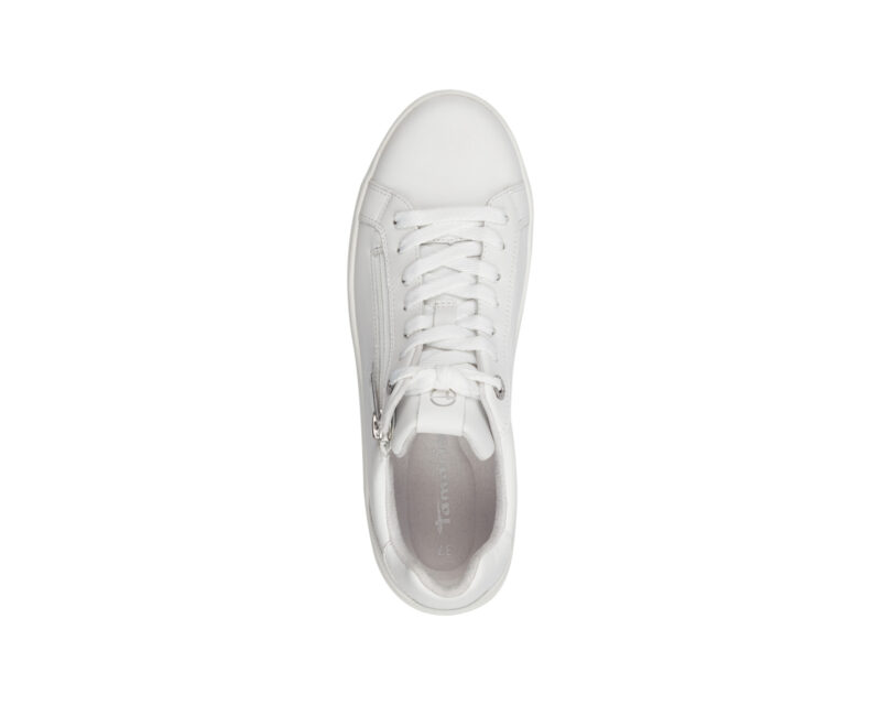 Tamaris white anatomic leather sneakers 1-23709