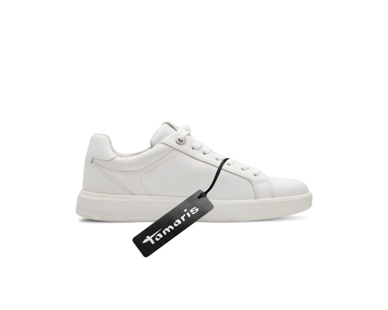 Tamaris white anatomic leather sneakers 1-23709