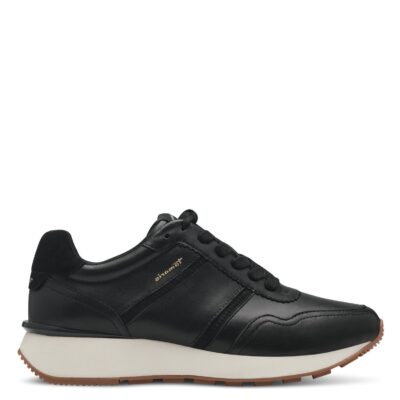 Tamaris anatomic leather sneakers 23740 - 36, Άσπρο