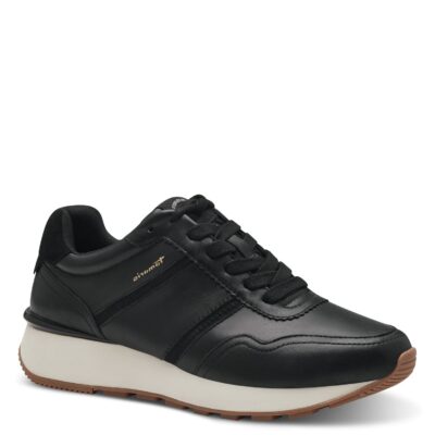 Tamaris anatomic leather sneakers 23740 - 36, Άσπρο