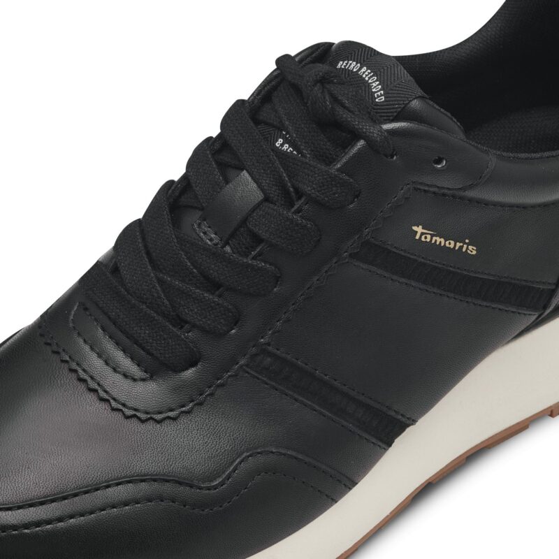 Tamaris anatomic leather sneakers 23740 - 36, Άσπρο