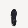 Tamaris Black anatomic leather sneakers 1-23624