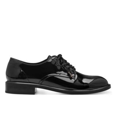 TAMARIS – OXFORDS  23315-43 BLACK PATENT