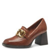 TAMARIS Pumps-Peeptoes 24413 cognac leather