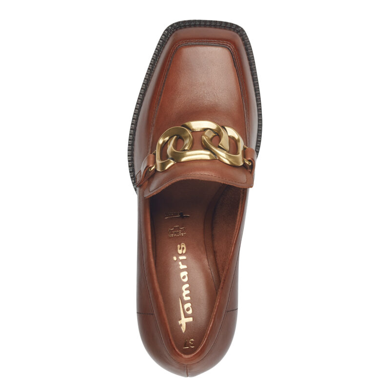 TAMARIS Pumps-Peeptoes 24413 cognac leather