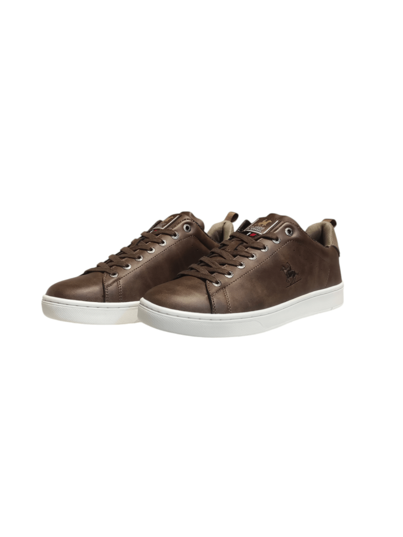 Ανδρικά Sneakers με κορδόνι U.S.GRAND POLO καφέ χρώμα SKU: GPM424001/6262 BROWN