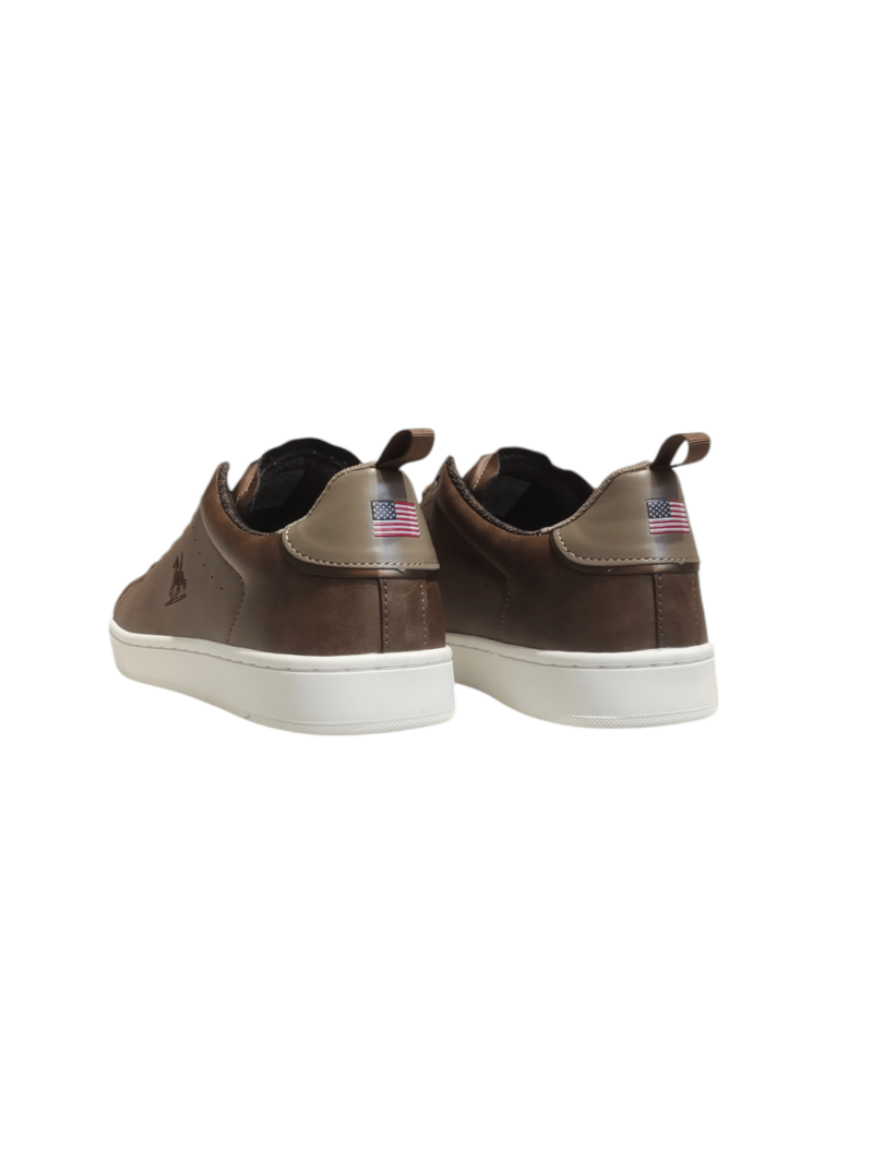 Ανδρικά Sneakers με κορδόνι U.S.GRAND POLO καφέ χρώμα SKU: GPM424001/6262 BROWN