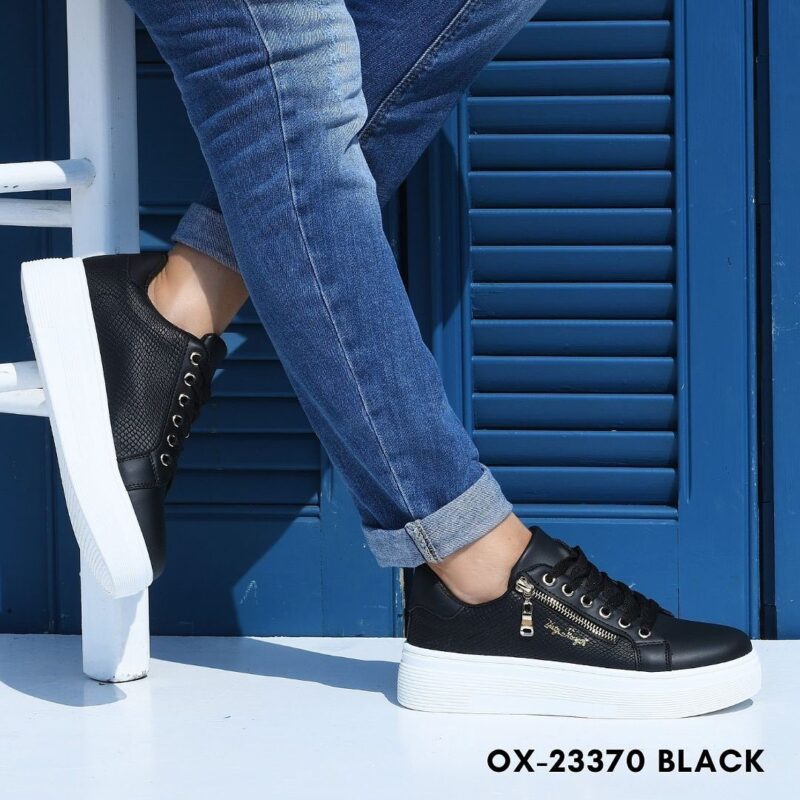 Women sneakers OX 23370 - 36, Μαύρο