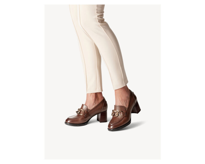 TAMARIS Pumps-Peeptoes 24413 cognac leather