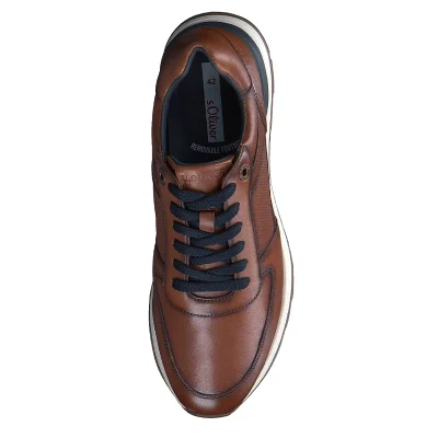 S.oliver men sneakers 13650 cognac