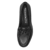 Tamaris leather loafers-24201-41 003 BLACK LEATHER