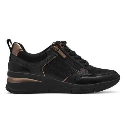 Tamaris ESSENTIALS Women Lace-up 1-23721-42 096 BLACK/COPPER