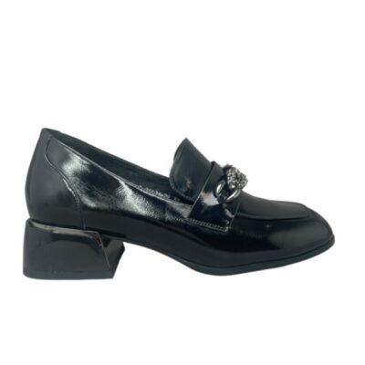 LOAFERS ADAMS SHOES 24504-26-BLACK