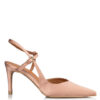 Satin stiletto Pumps E02-17043