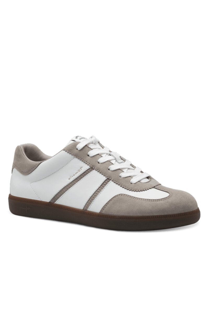 Tamaris off white anatomic leather sneakers 1-23624 147