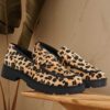 Women loafers 2502 leopar