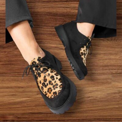 Women loafers 2502 leopar