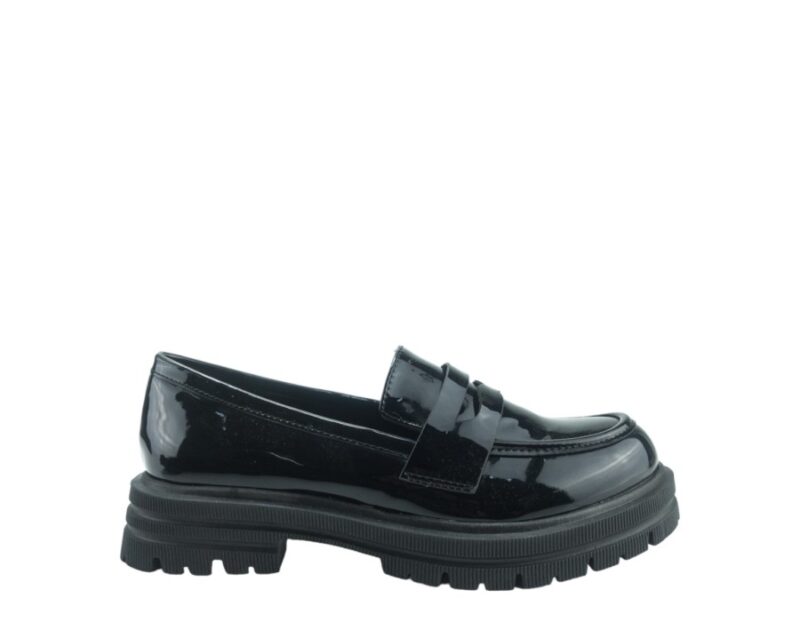 Women mocassins/loafers OM2209blk loustrini