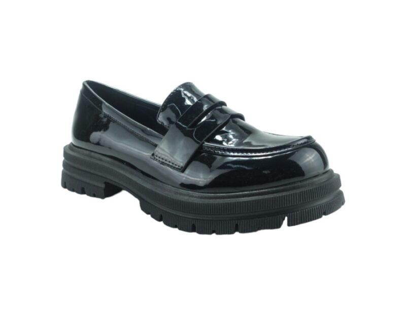 Women mocassins/loafers OM2209blk loustrini