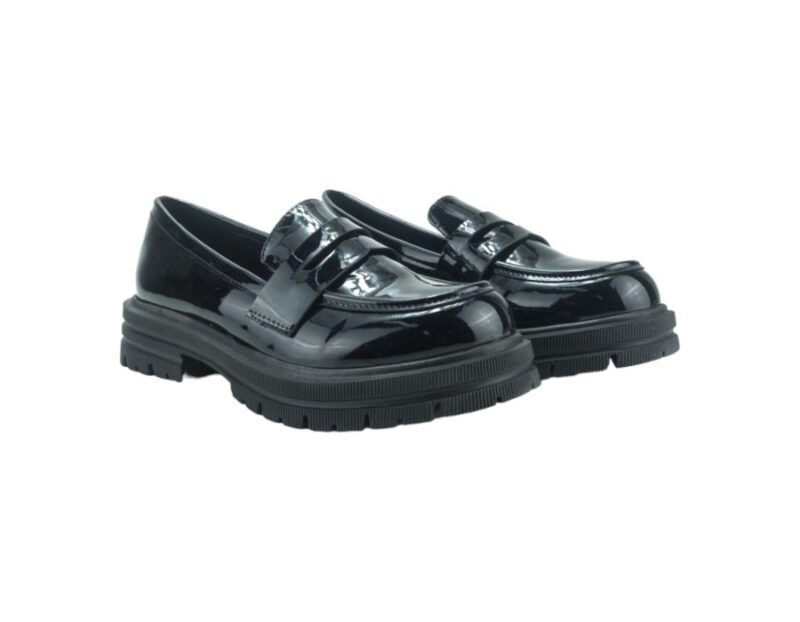 Women mocassins/loafers OM2209blk loustrini