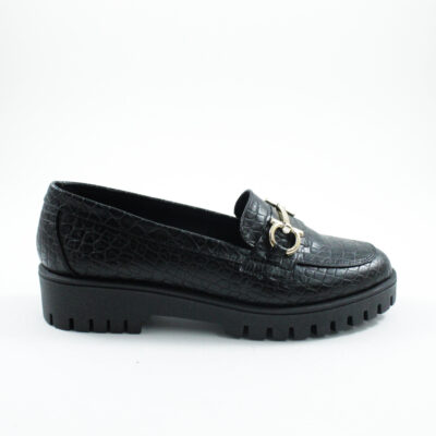 Leather loafers 1833 croco