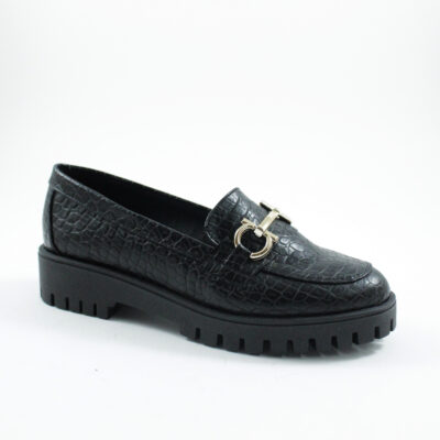 Leather loafers 1833 croco