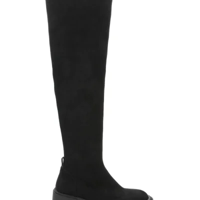 Betsy Black Faux Suede boots 938029