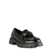 Women black loafers 1508